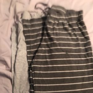 2 pairs of sweatpants/sleepwear